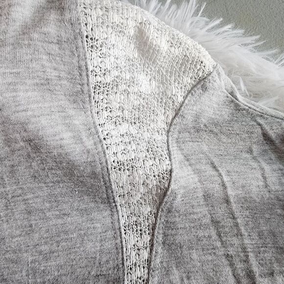 Cato Gray Flared Short Sleeve Tunic - Picture 7 of 11